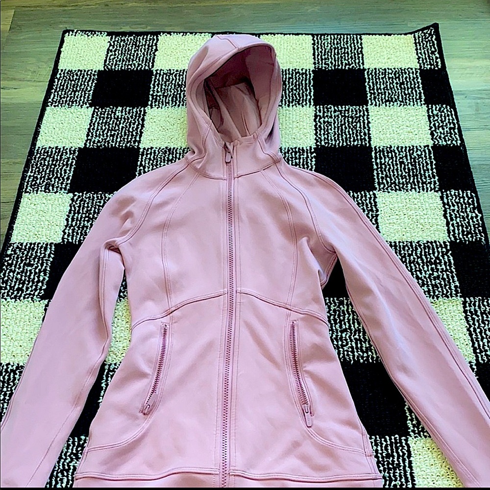 Dusty  pink lulu lemon scuba jacket